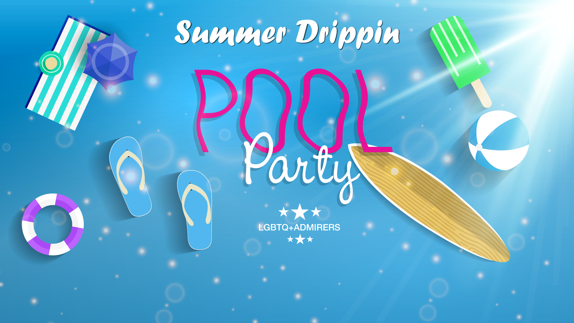 August Pool Party LGBTQ Events
